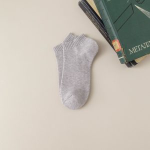 Fleece-lined Thickened Low-cut Socks For Warmth