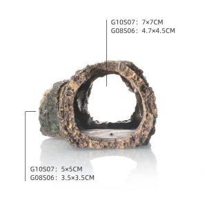 Fish Tank Landscape Aquarium Set Resin Decorations Wood Debris Escape