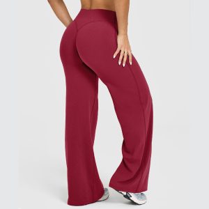 Women's Solid Color Casual Versatile Straight Leg Pants