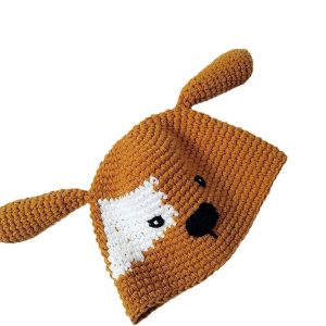 Acrylic Handmade Crocheted Dog Hat