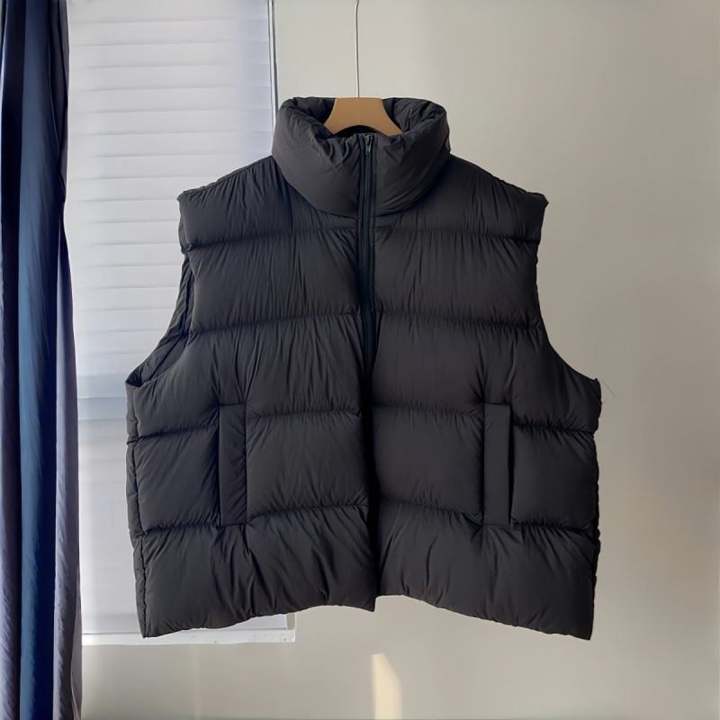 New-style Loose-fit Plus-size Women's Down Vest - الصورة 4