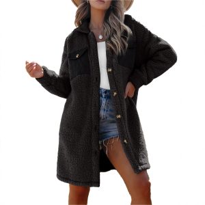 Loosefitting Lambswool Coat For Women