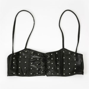 Fashionable Womens PU Leather Vest Belt With Elastic Stretchy Fit