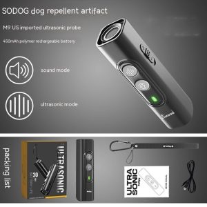 High Power Portable Ultrasonic Dog Repellent Device