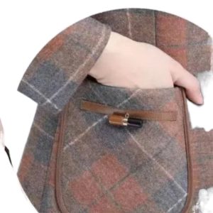 Womens Stylish Casual And Chic Plaid Jacket