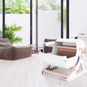 Cat toilet pet toilet semi-enclosed litter box