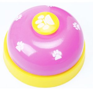 Cat And Dog Trainer Pet Footprints Ringing The Bell