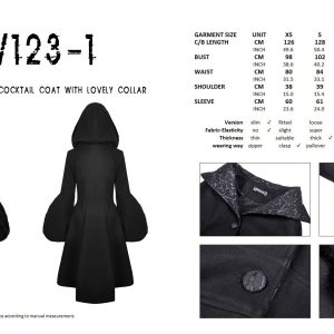 Simple And Versatile Stand Collar Coat Wool Coat