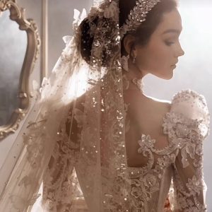 Heavy Industry European-style Royal Court Princess Large Tail Female