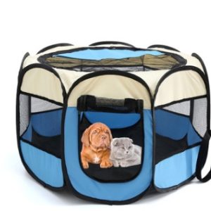 Folding Octagonal Pet Fence Oxford Cloth Cat And Dog Kennel