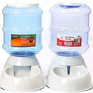 Cats Dogs Automatic Pet Feeder Drinking Water Fountains Large Capacity Plastic Pets Dog Food Bowl Water Dispenser