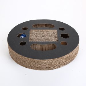 Corrugated cat scratch board cat toy