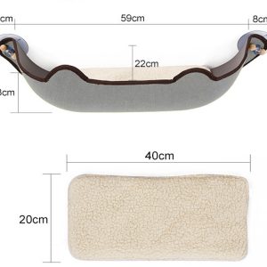 Window sill cat hammock