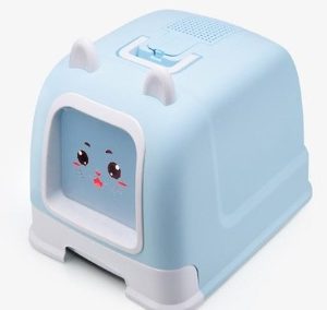 Fully enclosed cat litter with drawers