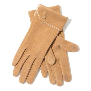 Women's Fleece-lined Warm Graceful Bow Gloves