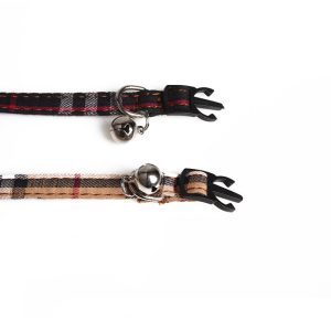 Fashion Simple Canvas Plaid Pet Collar