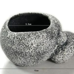 Ceramic Simulation Stone Hydroponic Pots Multifunctional Cichlid Pots Hide Breeding Fish Tanks