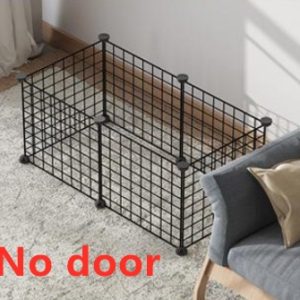 Creative DIY Assembling Pet Wire Fence Indoor Cat Cage