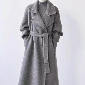 Fashionable Double-sided Cashmere Coat For Women