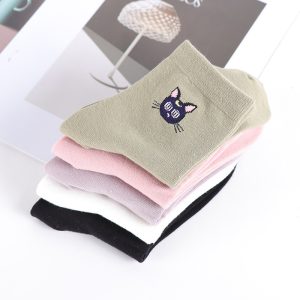 Womens Cotton Socks Short Style