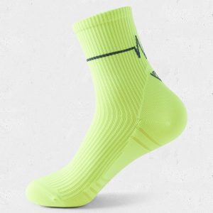 RUNYUBO Mid-Calf Bright-Colored ECG-Style Trendy Professional Running Socks