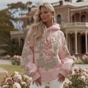 Hooded Women's 3D Printed Hoodie