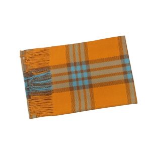 Womens Plaid Thickened Warm Neck WarmerScarf