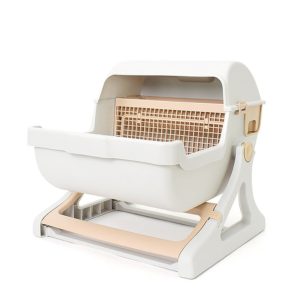 Cat toilet pet toilet semi-enclosed litter box