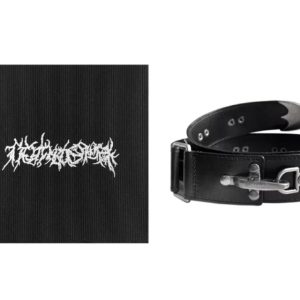 Adjustable Saddle-buckle Leather Belt With Hook-and-loop Fastener