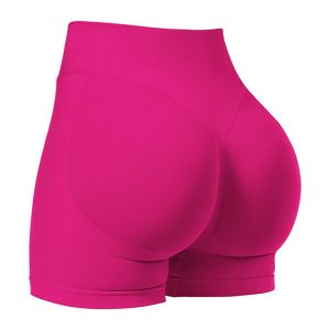 Seamless Three-panel Outerwear Sports Shorts For A Peachy Butt