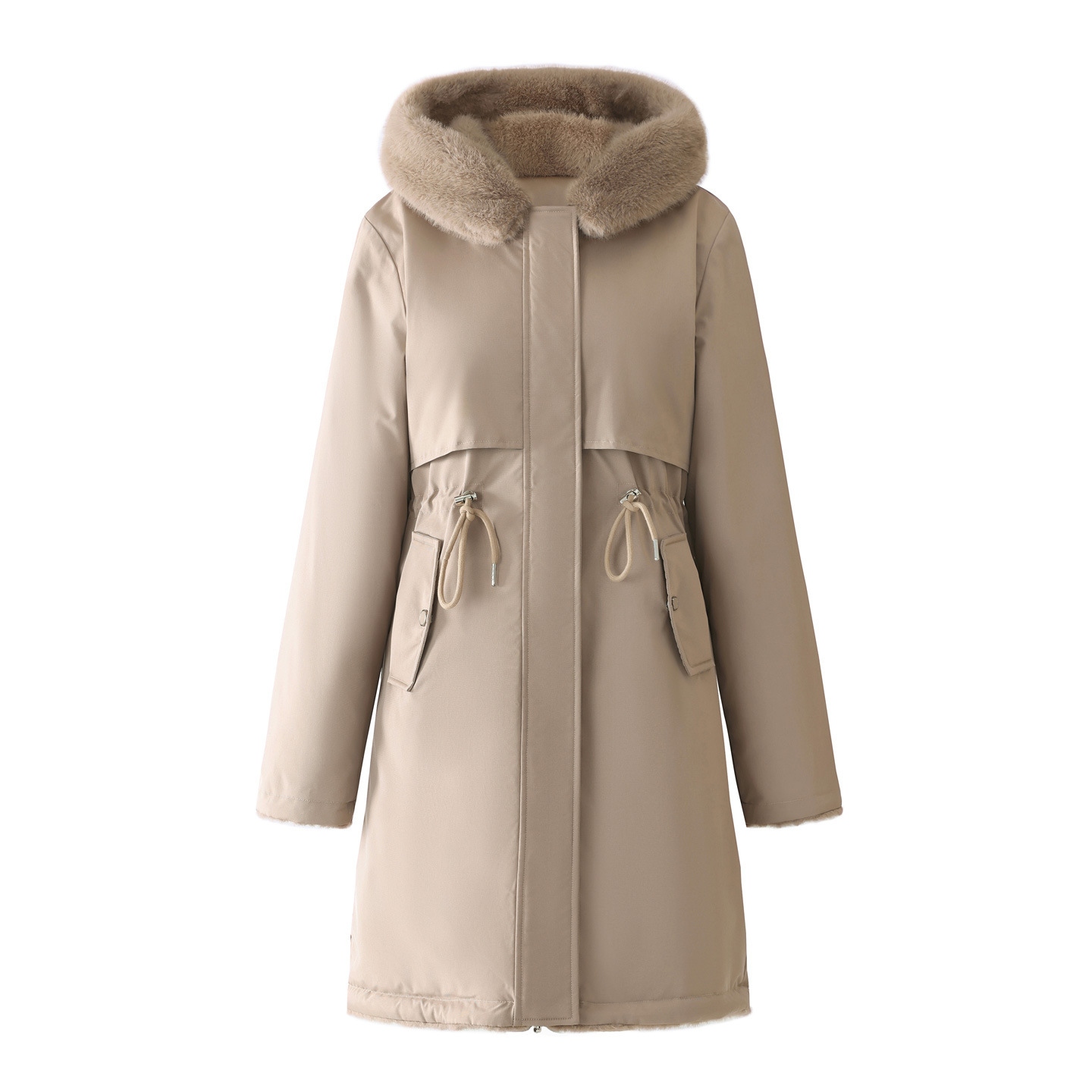 Mid-length Cotton Coat That Can Be Worn On Either Side For Extra Warmth - Image 5