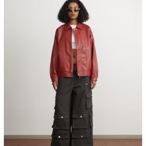 Leather Jacket Men And Women Special-interest Fashion Brand Sweet Cool Hot Girl Cropped Leather Coat