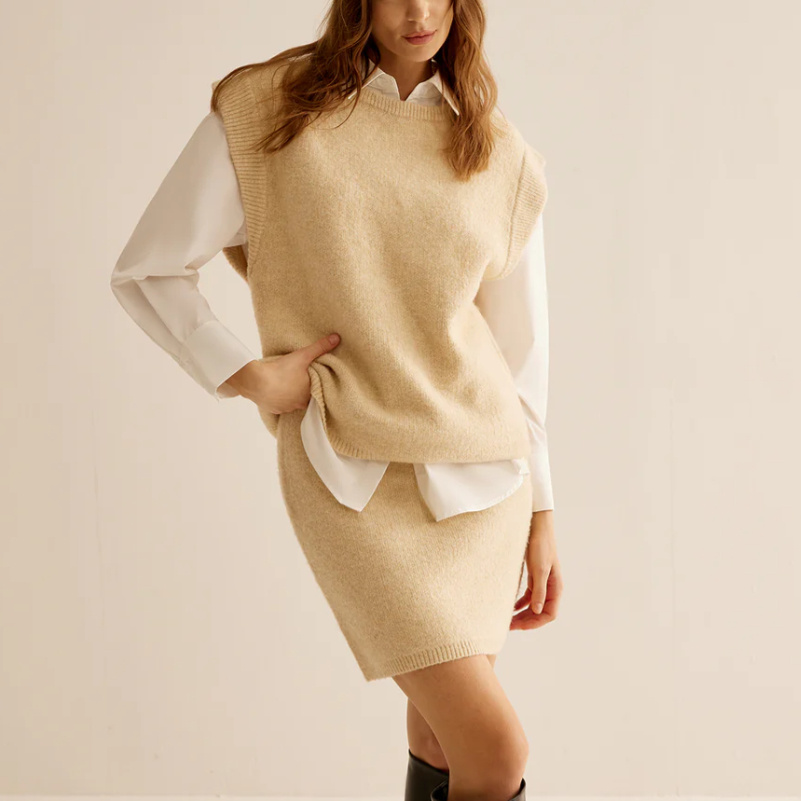 New Autumnwinter Elastic-waist Skirt