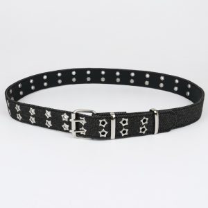 Casual Edgy And Stylish Jeans With A Sassy Belt For Women