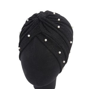 Babys-breath Pearl Womens Headscarf Cap