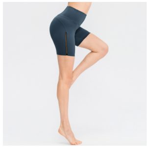 Womens Bare-Look Yoga Double-Sided Brushed Sports Shorts