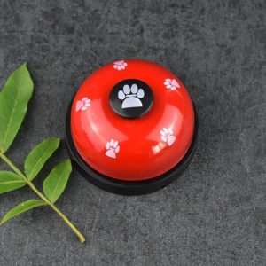 Cat And Dog Trainer Pet Footprints Ringing The Bell