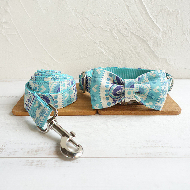 Pet bow tie collar collar - الصورة 4