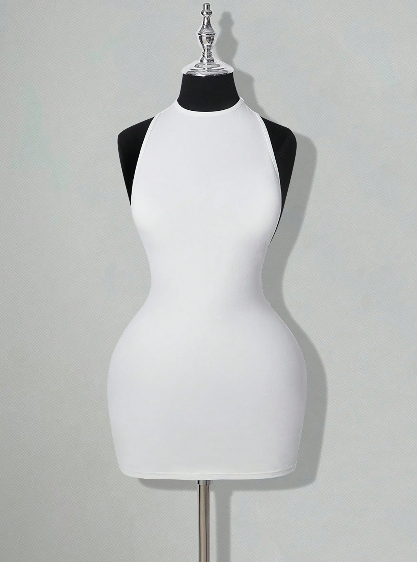 Sheer Low-cut Backless Hip-hugging Dress - الصورة 7