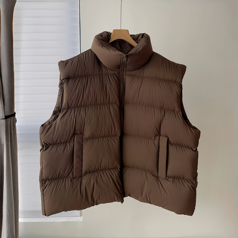 New-style Loose-fit Plus-size Women's Down Vest - الصورة 2