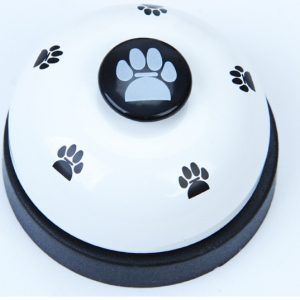 Cat And Dog Trainer Pet Footprints Ringing The Bell