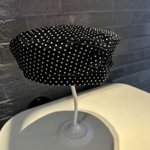 Dot Pattern Bow Tie Strap High-profile Appearance Level Sun Protection Baseball Cap