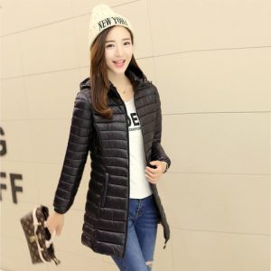 Womens Stylish Casual Slim-fit Cotton-padded Jacket