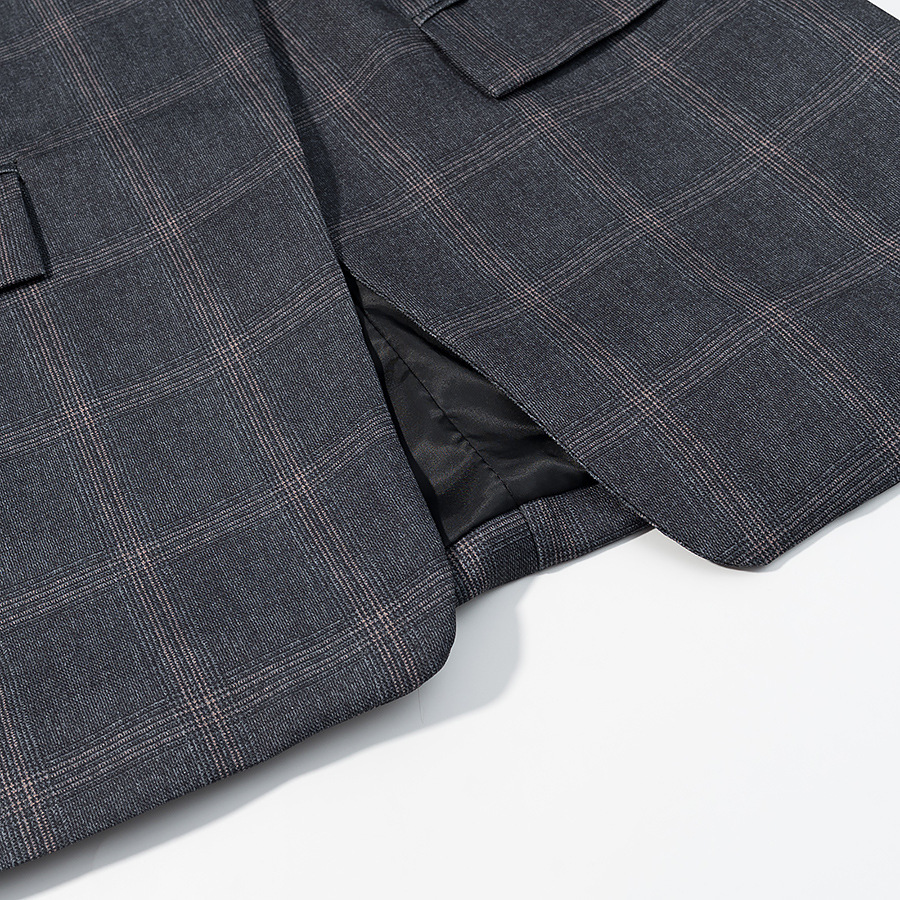 Casual Irregular One Grain Buckle Pattern Coat For Women - Image 4