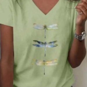 Womens Short Sleeve T-shirt Top