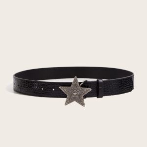 Personalized Subculture Black Waist Belt