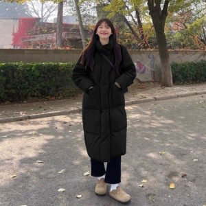 See Description Midlength Winter Puffer Jacket