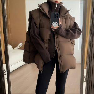 New-style Loose-fit Plus-size Women's Down Vest