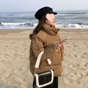 Stylish Short Koreanstyle Down Jacket For Women