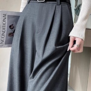 2025 SpringSummer High-End Flowy Suit Pants